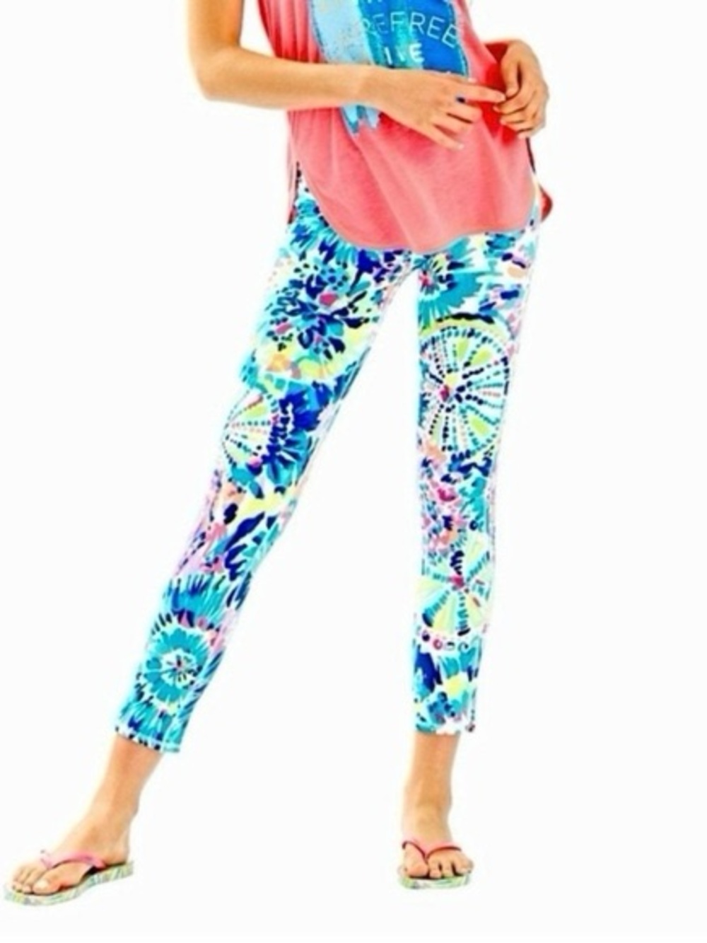 Lilly Pulitzer Luxletic Statement Multicolor statement Print Leggings